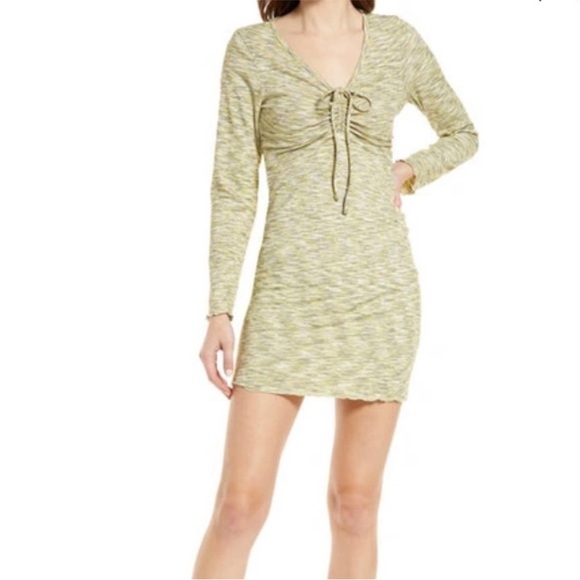 Lisa Says Gah Dresses & Skirts - Lisa Says Gah Lotta Mini Dress in Honeydew